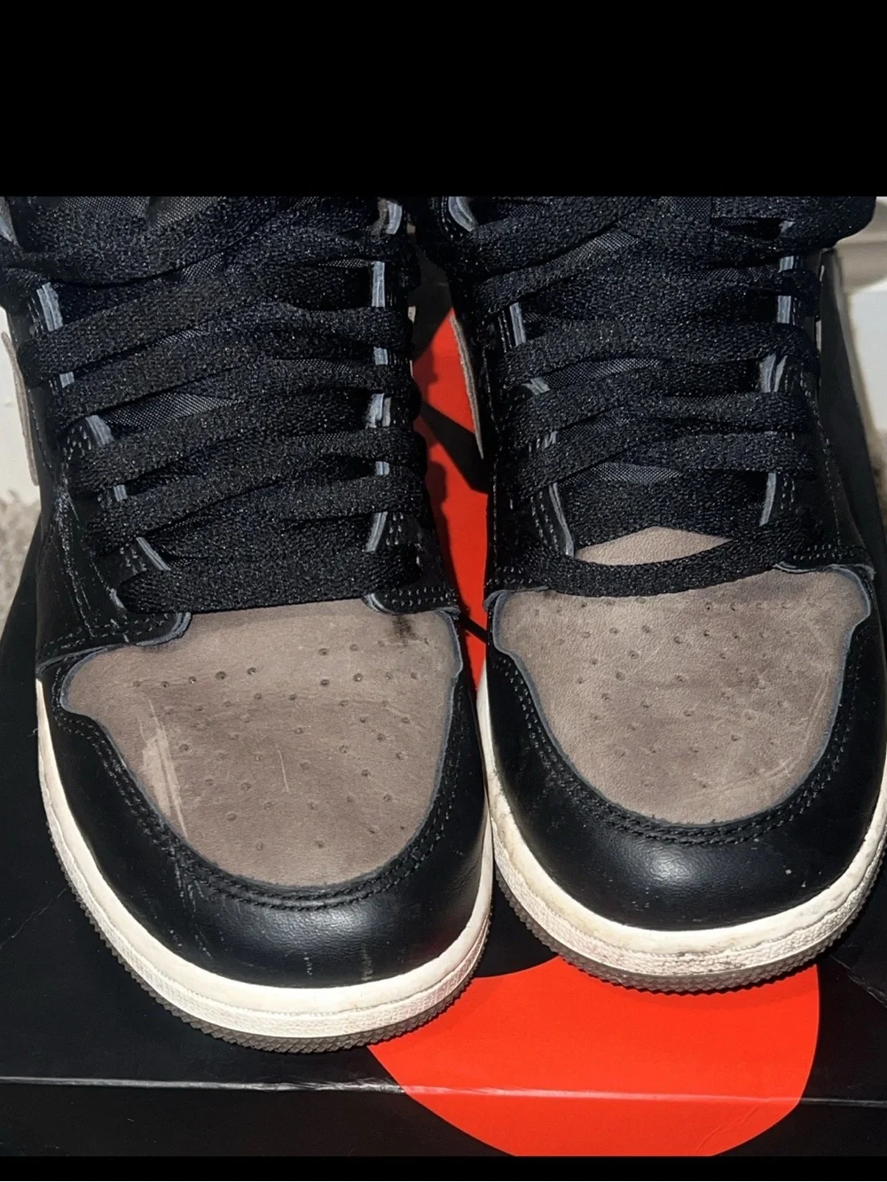 Jordan Kids High-Top Sneakers in Black, Brown and Gold